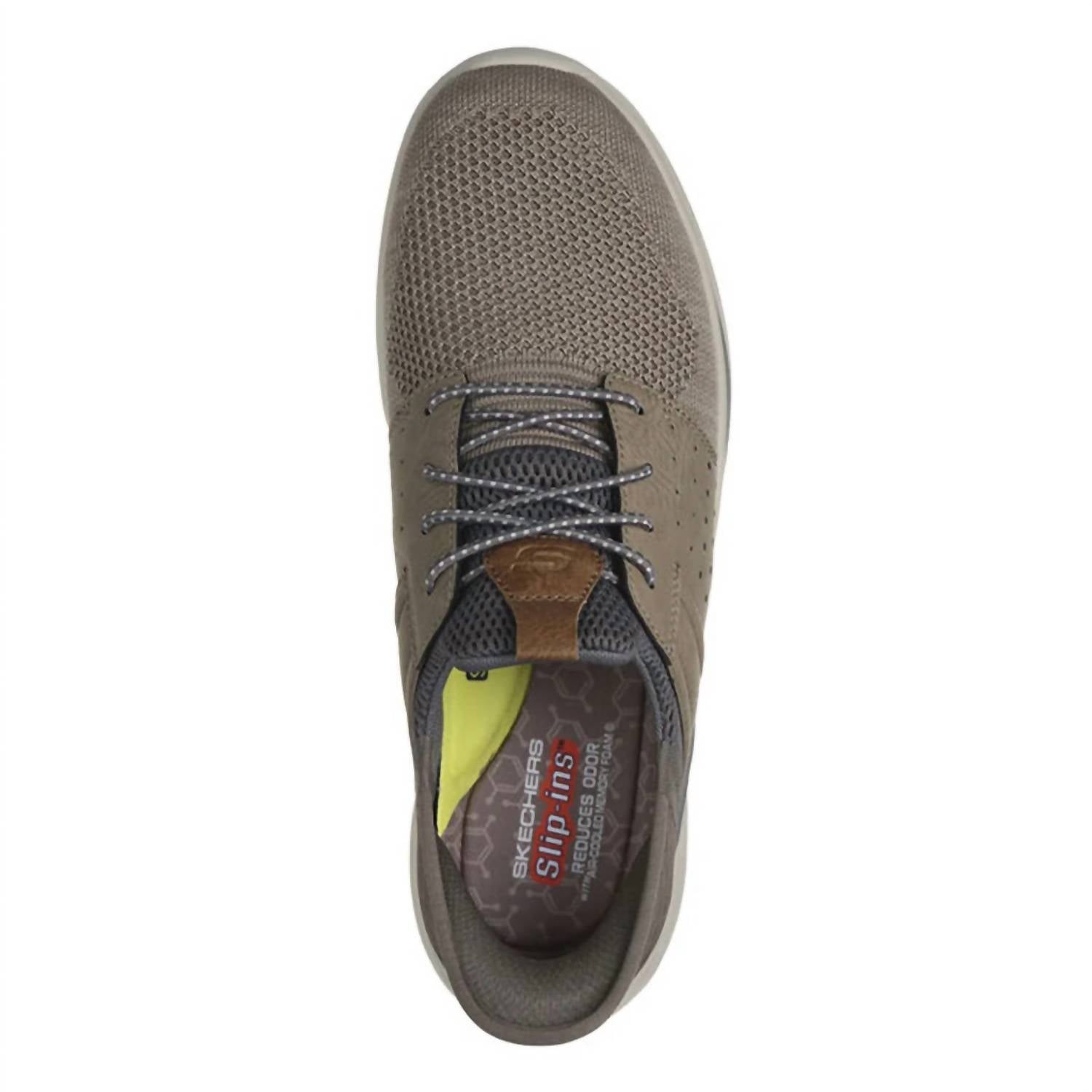 Skechers Men's Slade Slip-in Shoes in shoes in taupe - men's sneaker - alternate view