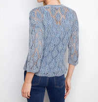Charlie B - Crochet Crew Neck Sweater