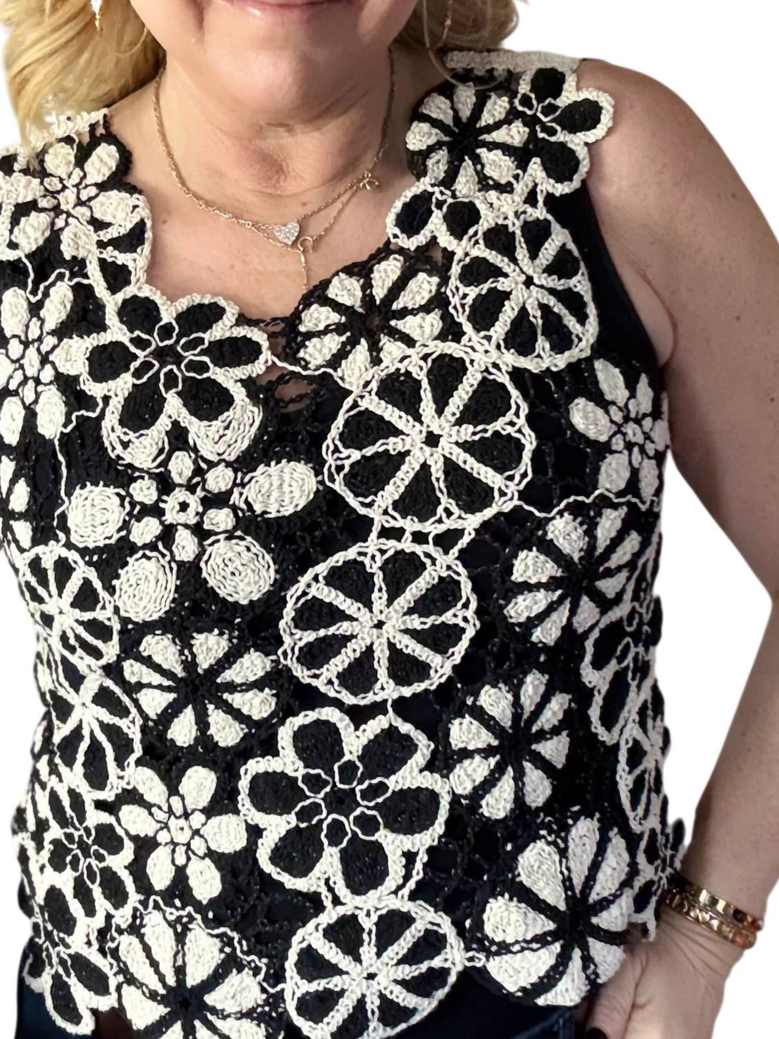 Pol - Patio Afternoon Crochet Top