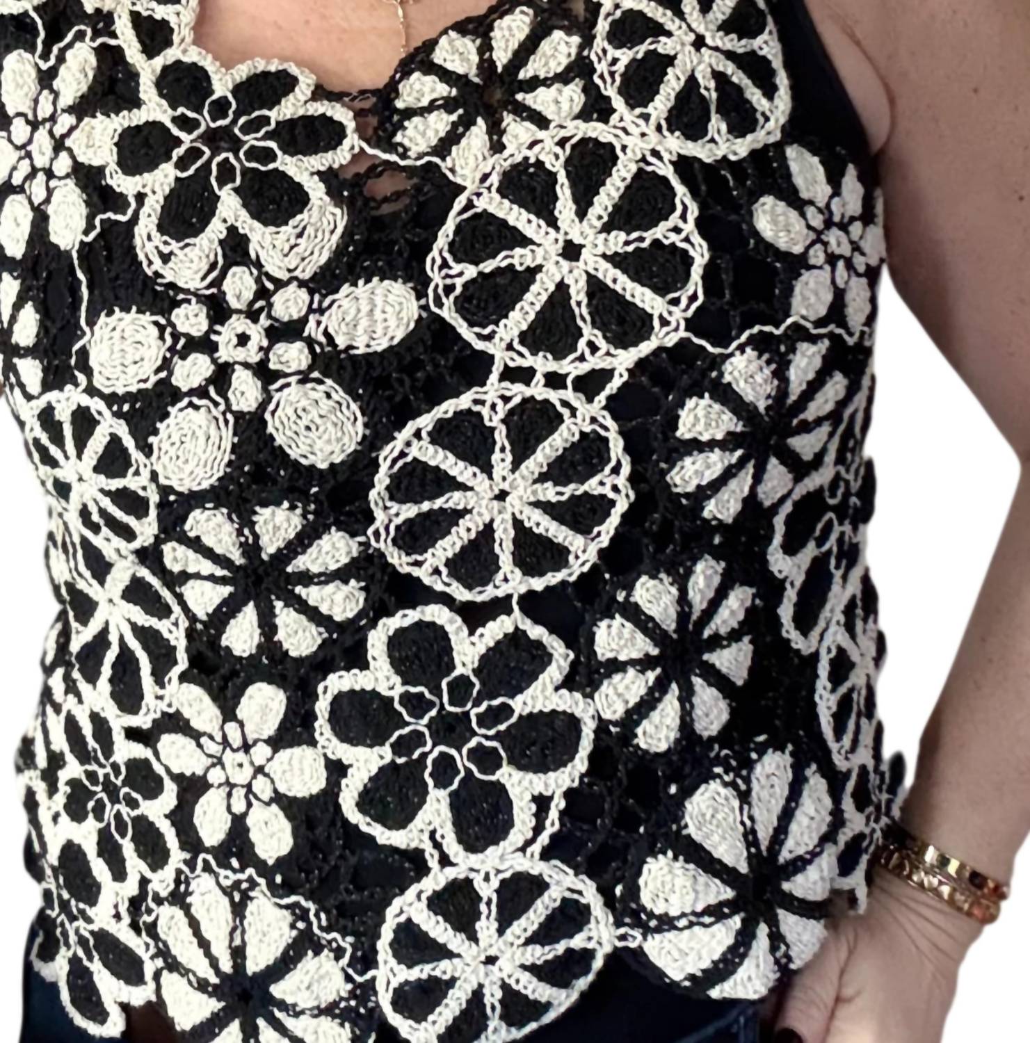 Pol - Patio Afternoon Crochet Top