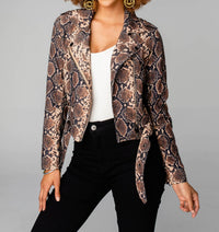 BUDDYLOVE Cicely Snake Jacket in animal print - women's jacket