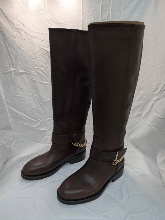 Aqua - Women's Riley Buckled Riding Boots