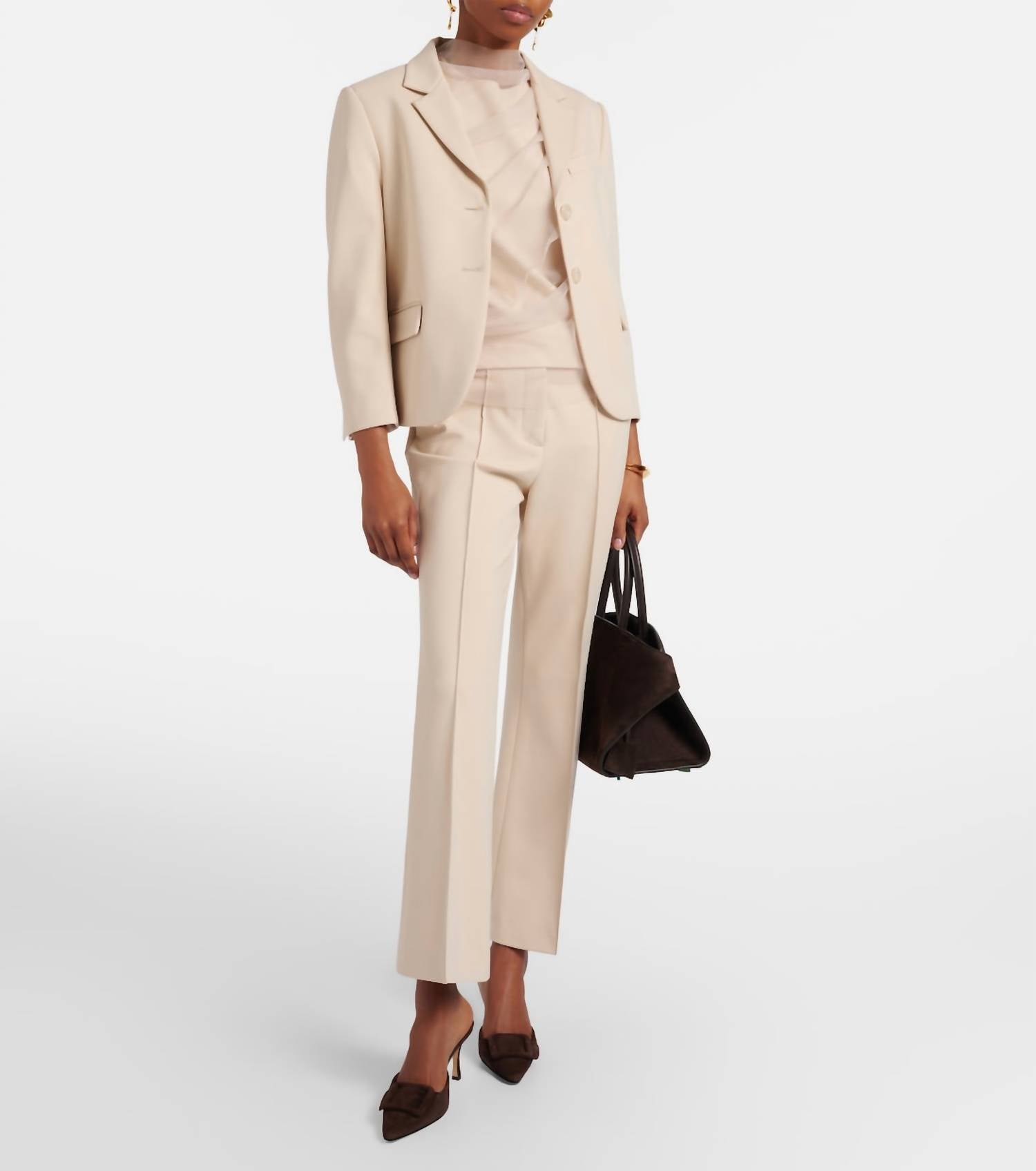 Dorothee Schumacher - Emotional Essence Cropped Flared Pants