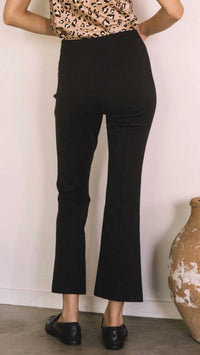 Skies Are Blue - Kick Flare Cropped Dress Pants
