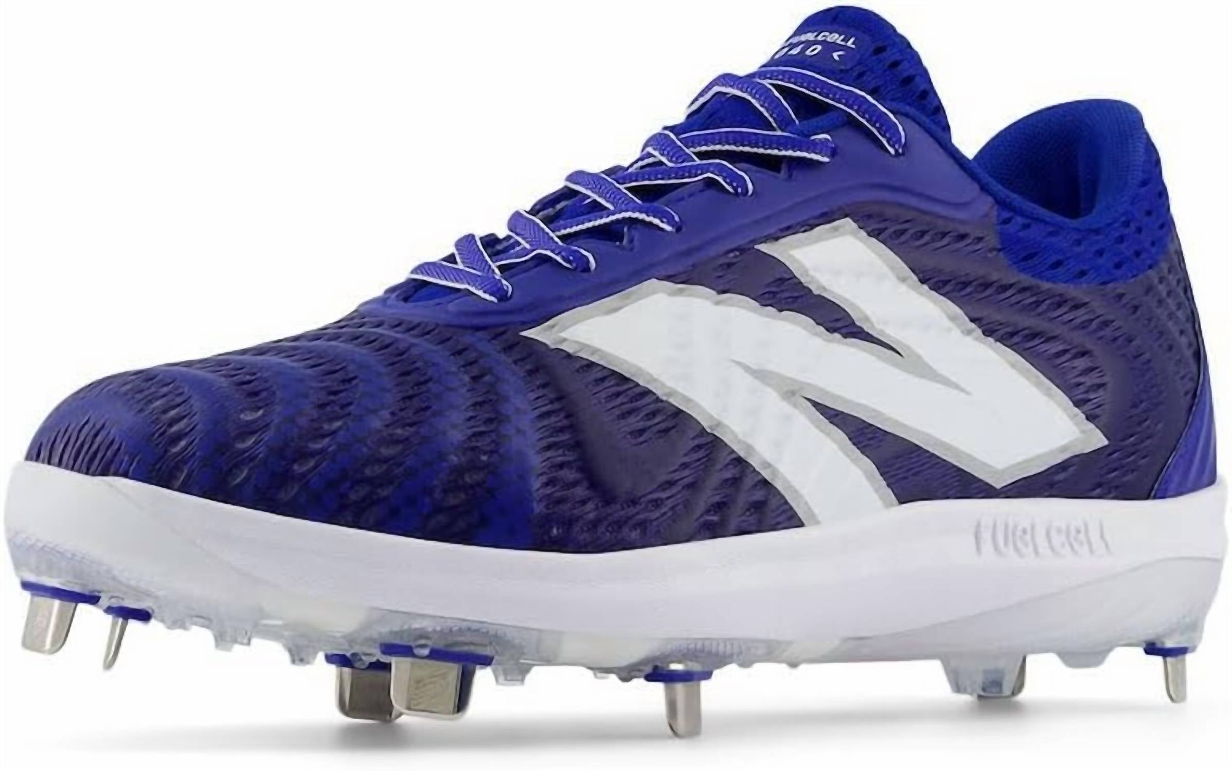New Balance Unisex Fuelcell 4040v7 Metal Athletic Shoes in royal blue - men's sneaker - detail view