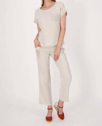 Spanner - Linen Pocket Top