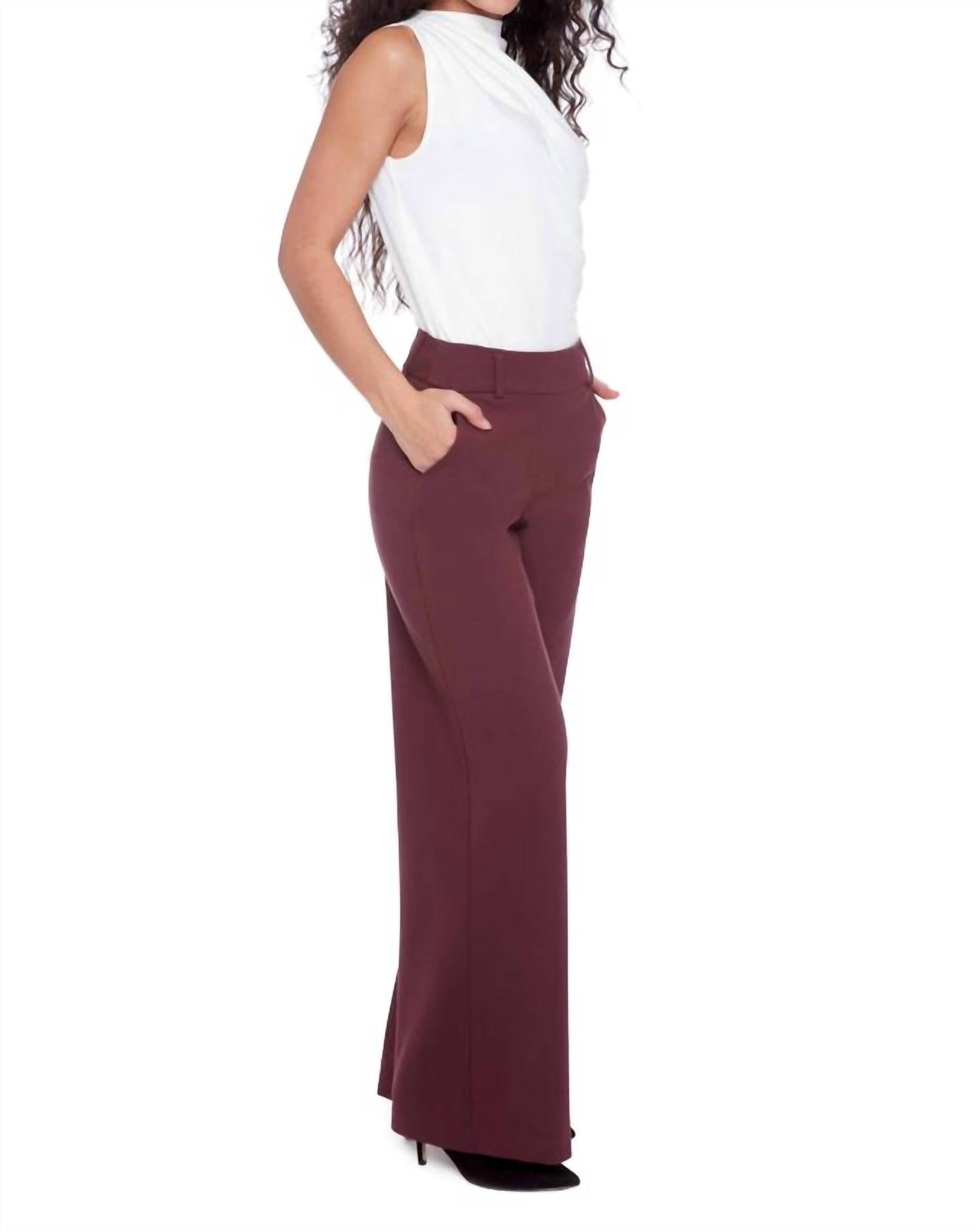 I Love Tyler Madison - Audrey Ponte Wide Leg Pant