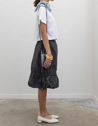Collective - Nylon Bungee Midi Skirt