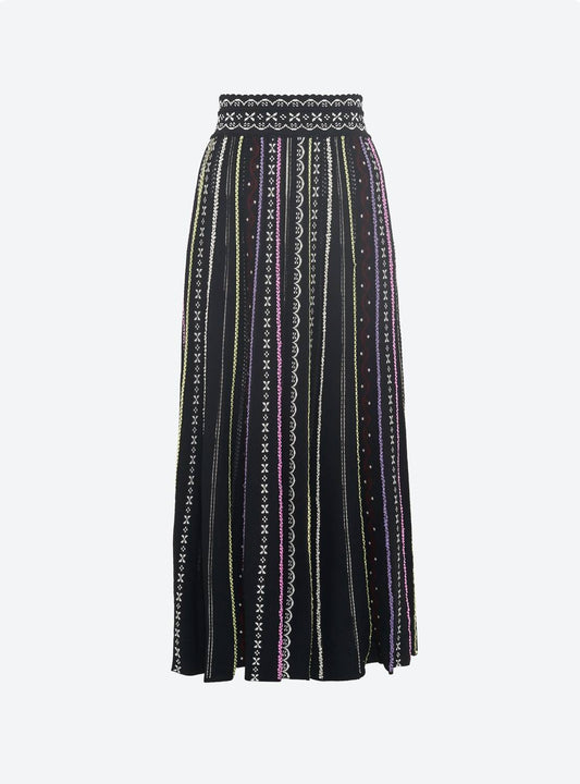 Molli - Women's Winter Jacquard Skirt