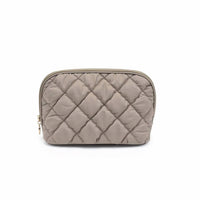 Urban Expressions - Women's Cloud Kiss Quilted Puffer Nylon Cosmetic Dome Pouch