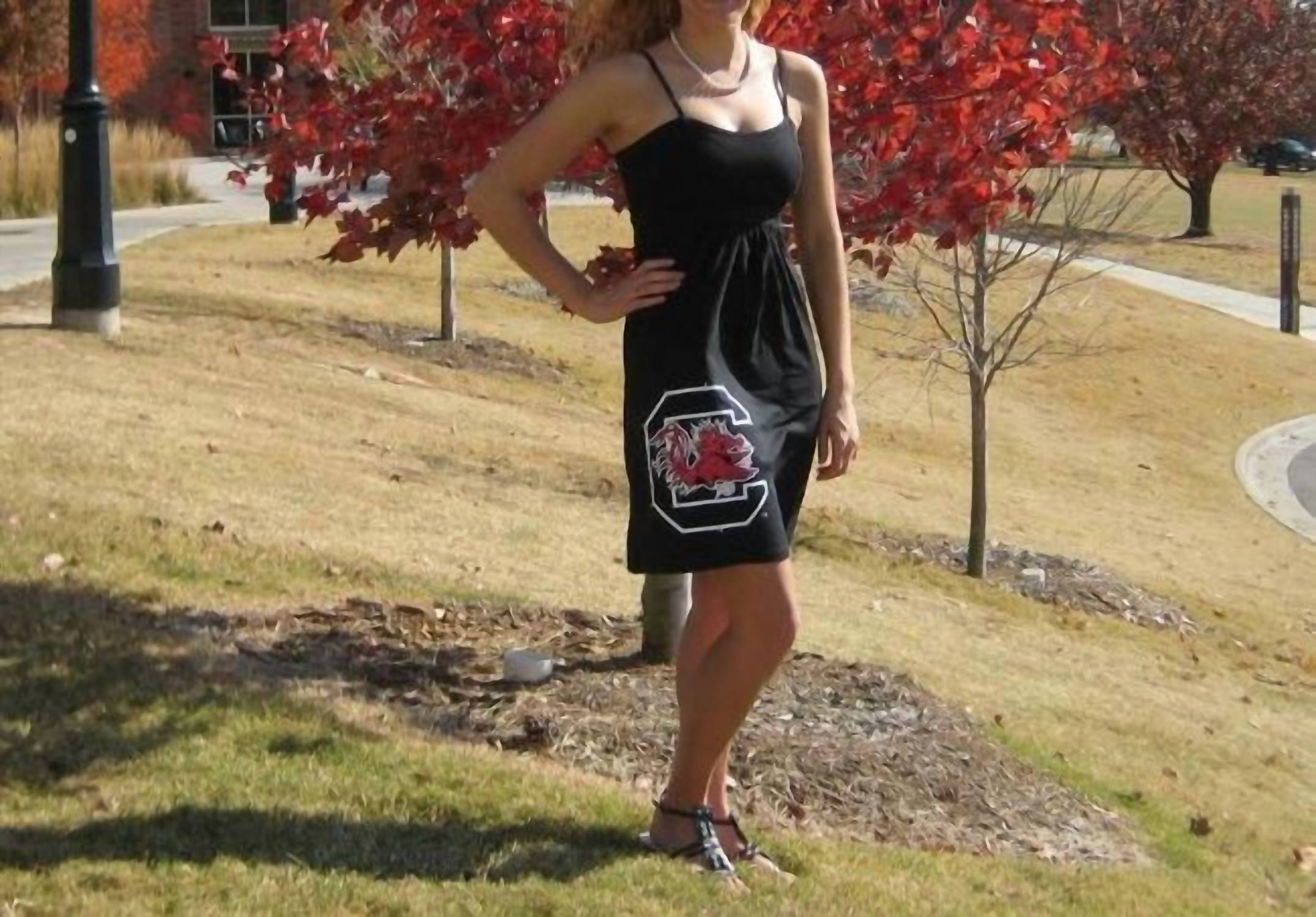 Glitter Gear - University Of South Carolina Logo Swarovski Crystal Dress