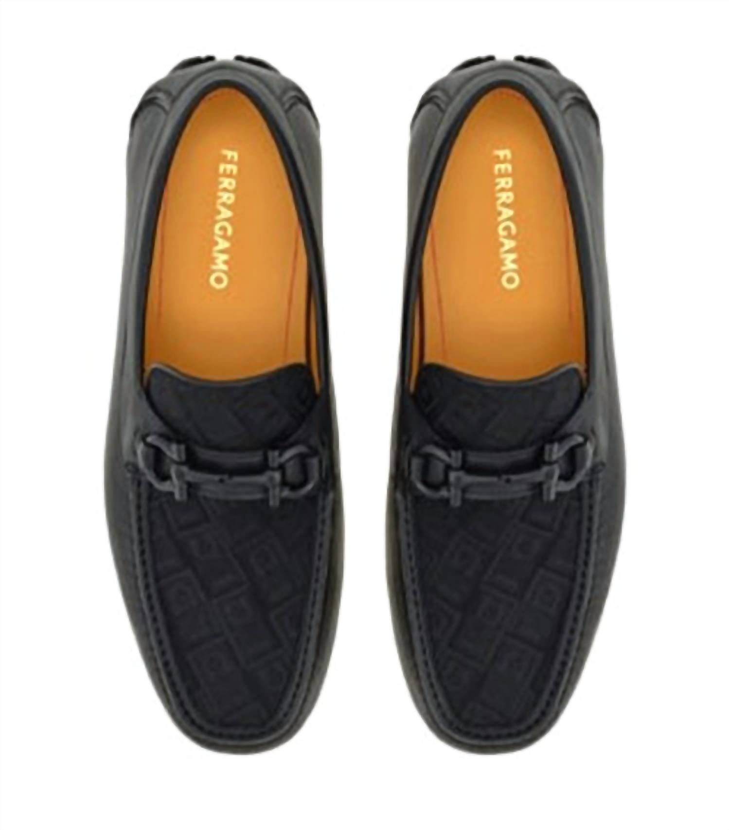 Salvatore Ferragamo - Men's Ornament Driver Shoe