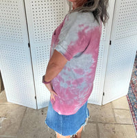 Sew In Love - Tie Dye Tee With Pocket Shirt