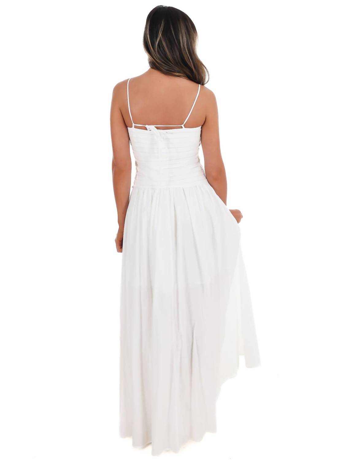 Baby Pink - Fresh Take Ruched Maxi Dress