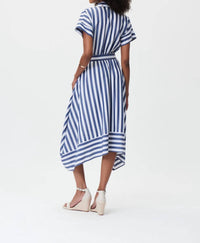 Joseph Ribkoff - Collared Striped Dress