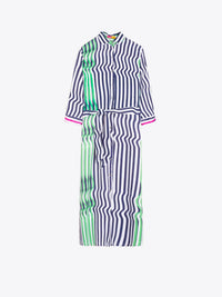 Vilagallo Raya Marino Dress in verde rosa - women's dress - view 4
