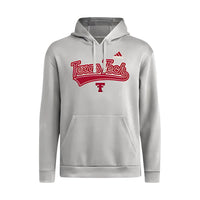 adidas Women's Texas Tech Ms College Prep Hoodie in oxford grey - women's top