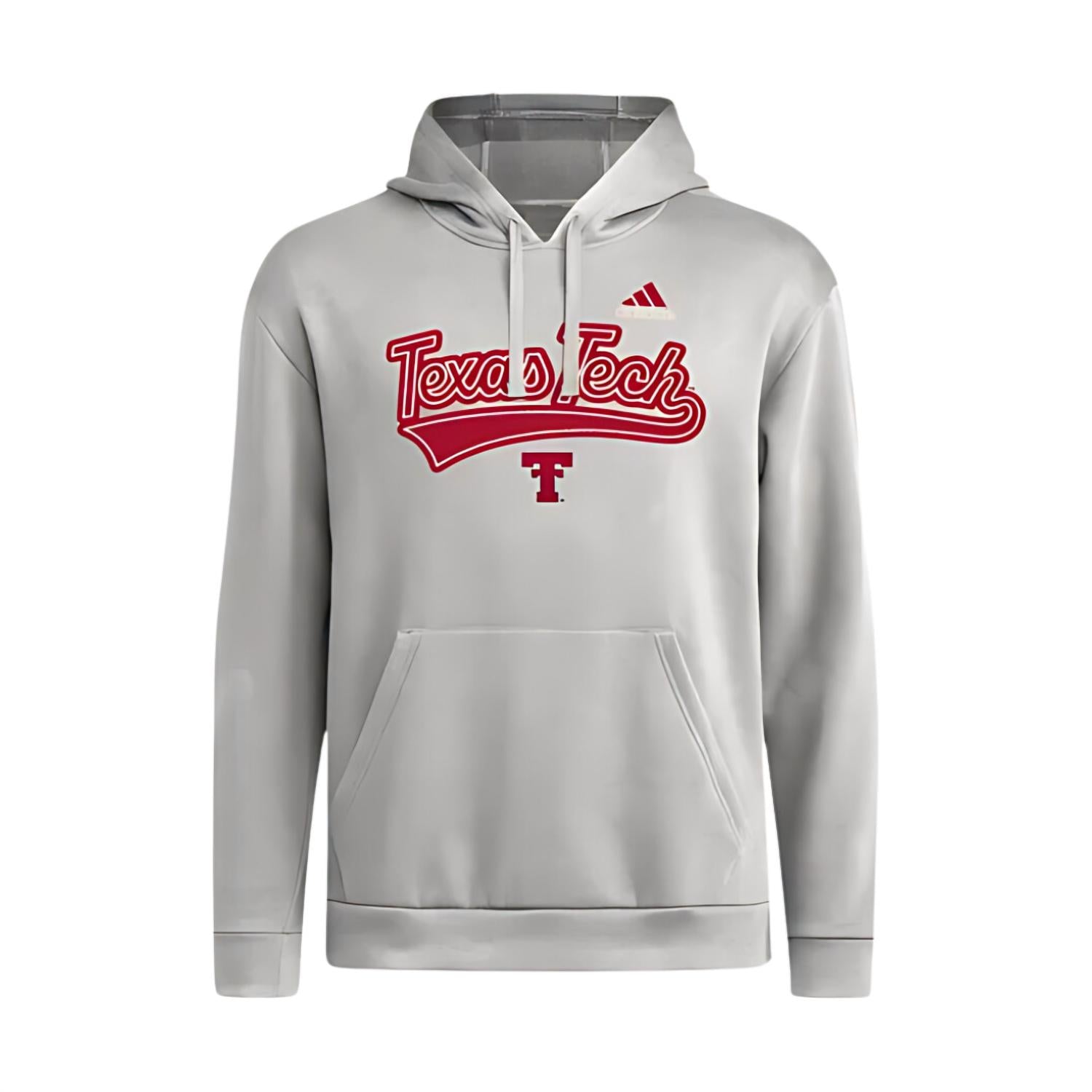 adidas Women's Texas Tech Ms College Prep Hoodie in oxford grey - women's top