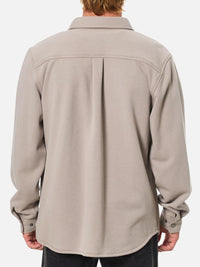 Katin Harold Fleece Jacket in vintage khaki - men's jacket - alternate view