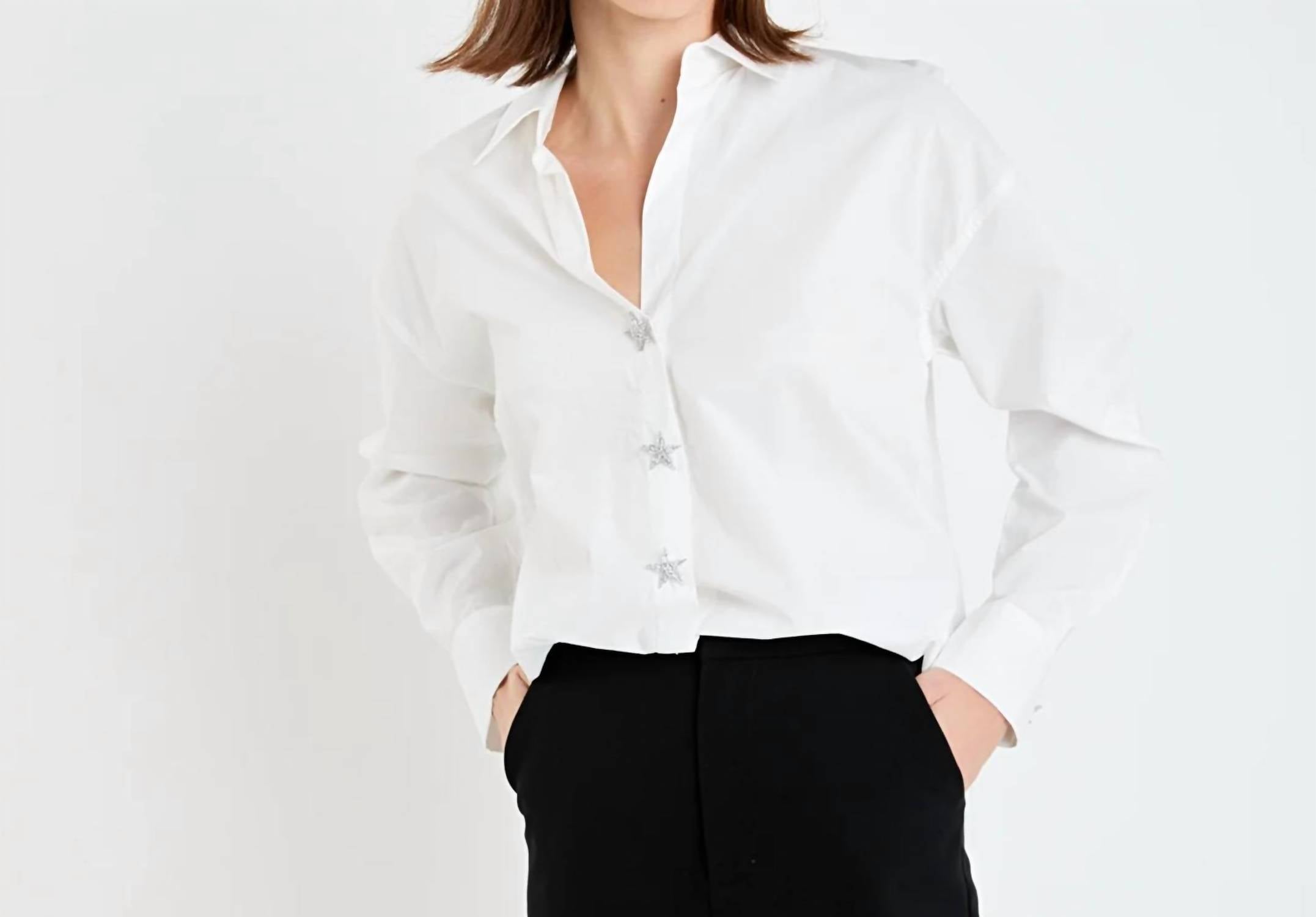 2.7 August Apparel - Women's Oversized Collared Shirt