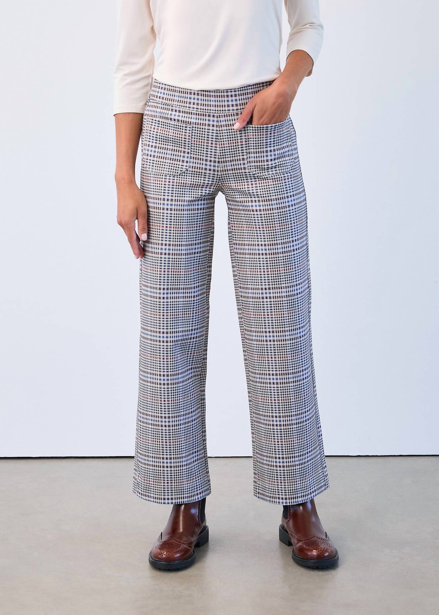 Fdj - Abby plaid pant