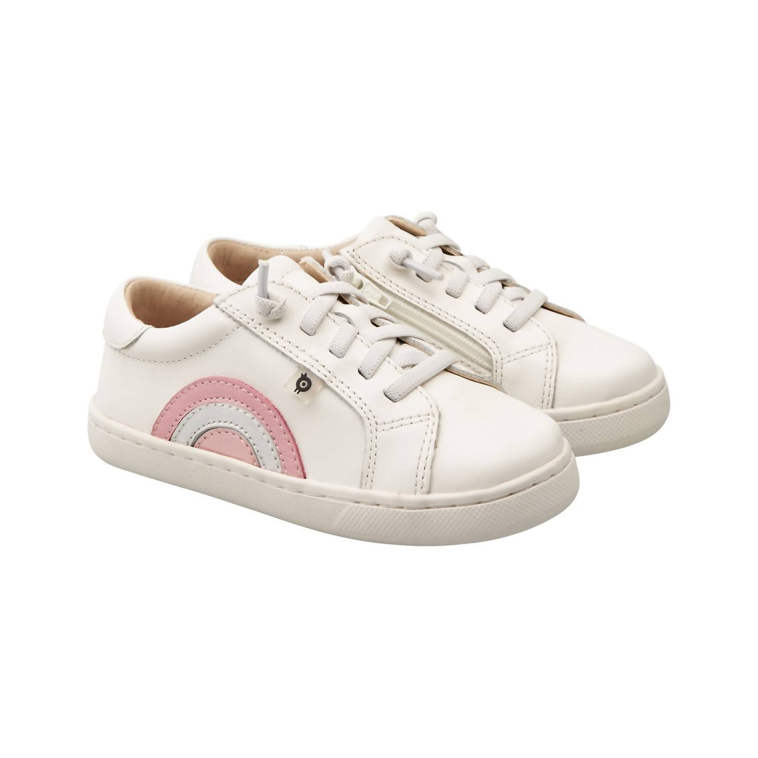 OLDSOLES Kids' Low Top Cut Sneaker in rainbow jump - kids' sneaker