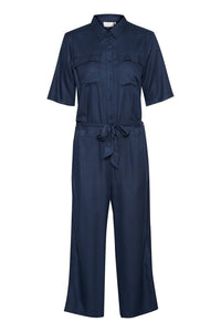 Kaffe - Ruthie Cropped Leg Button Jumpsuit