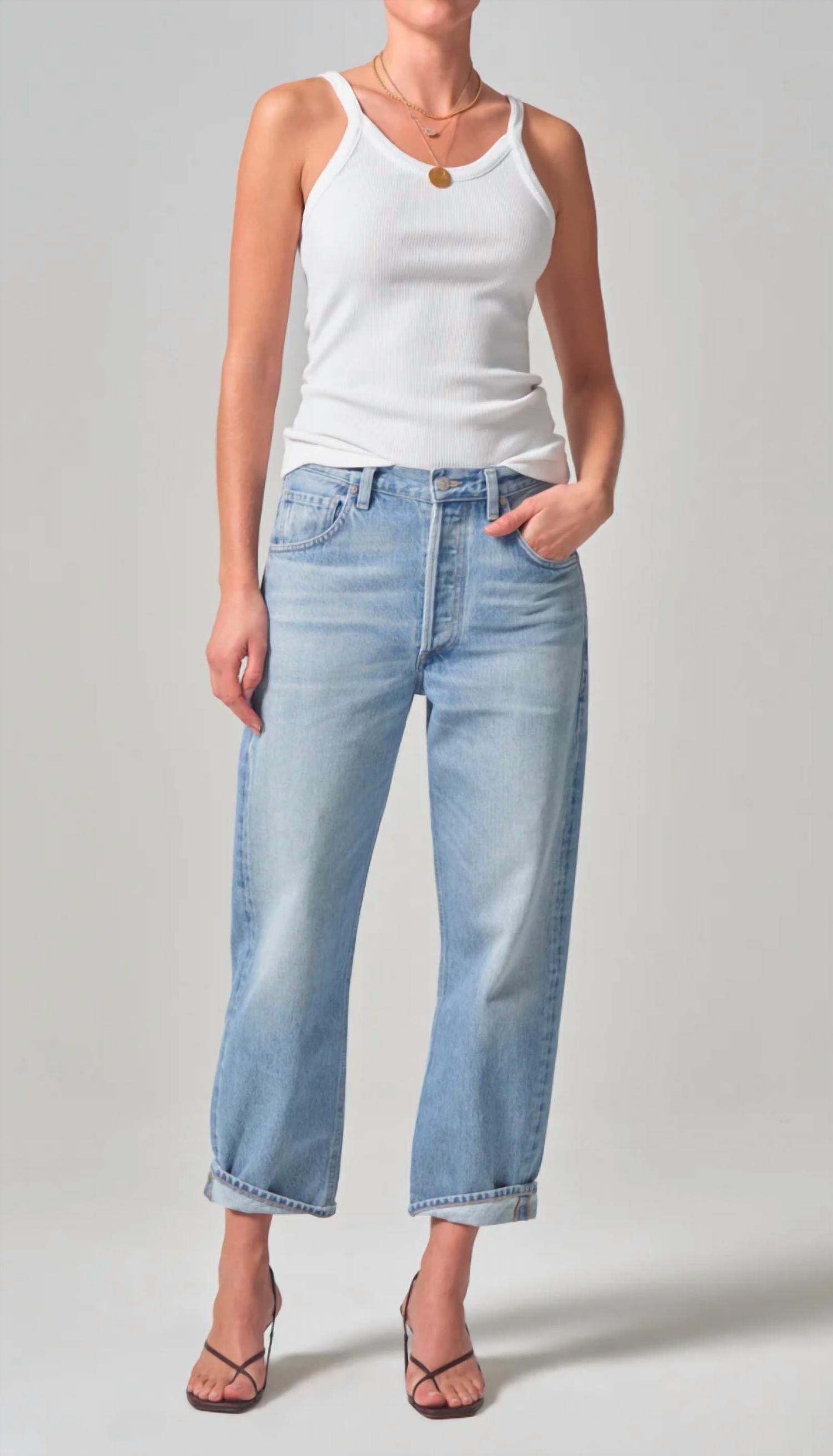 Citizens Of Humanity - Dahlia Bow Leg Baby Roll Jeans