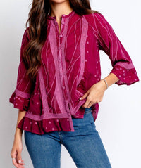 Johnny Was - chamulla blouse