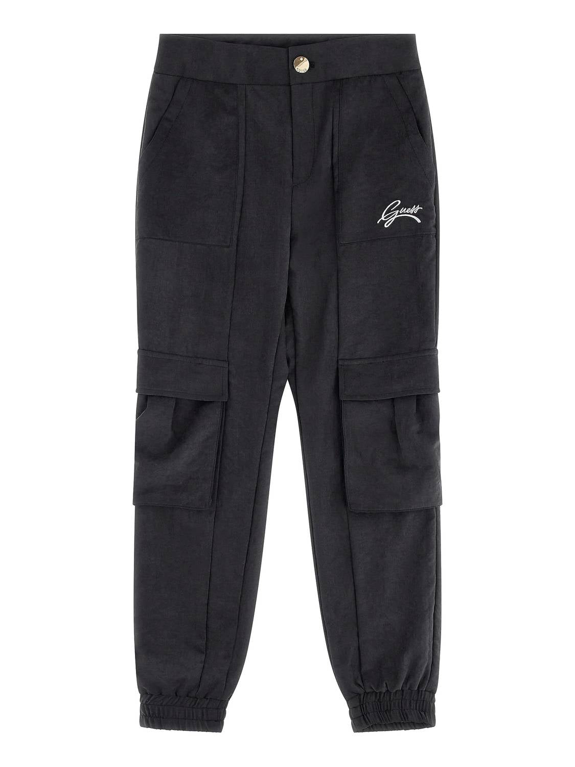 Guess - Girl's Sueded Nylon Cargo Pants