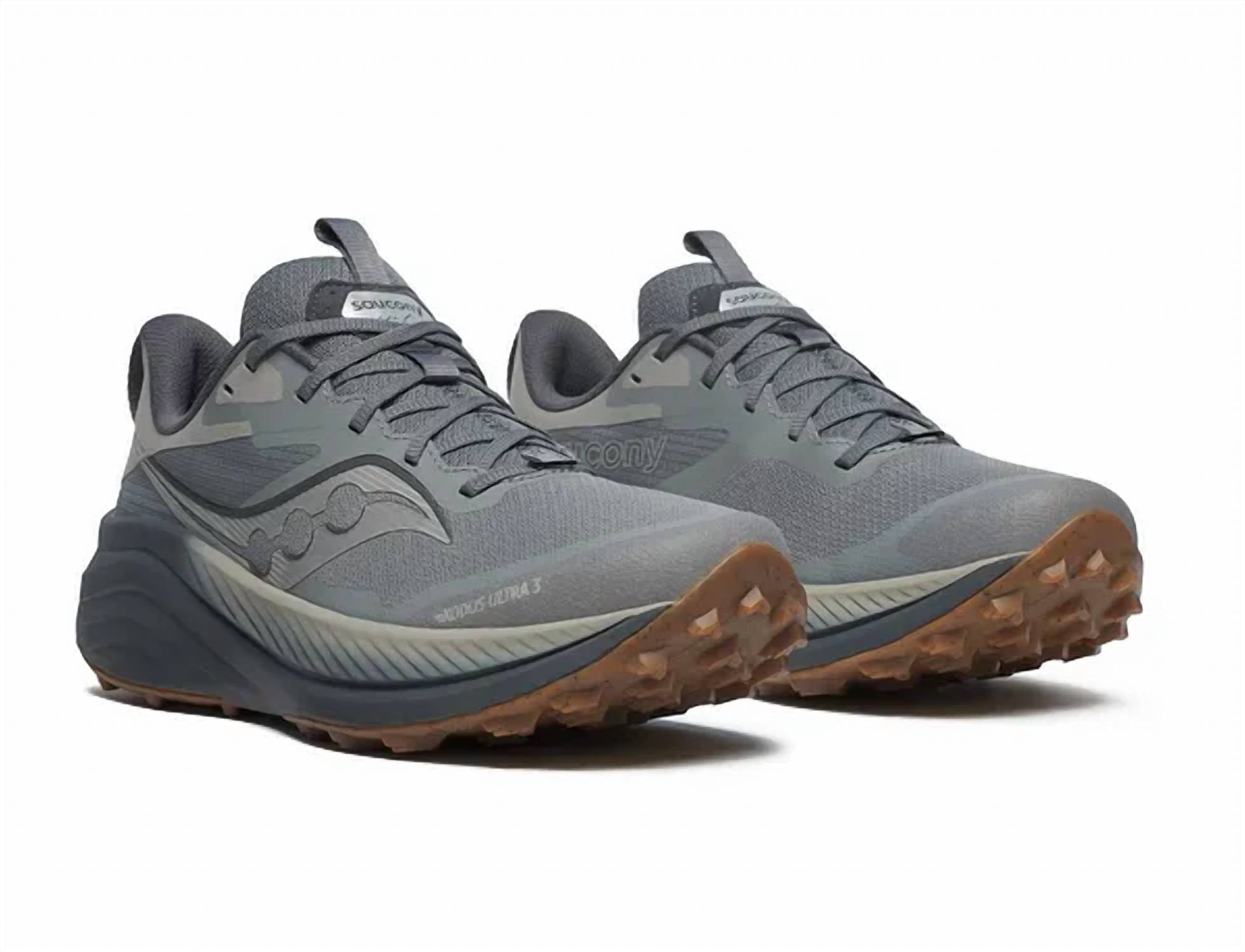 SAUCONY Men's Xodus Ultra 3 Trail Shoes in cinder shadow - men's sneaker - alternate view