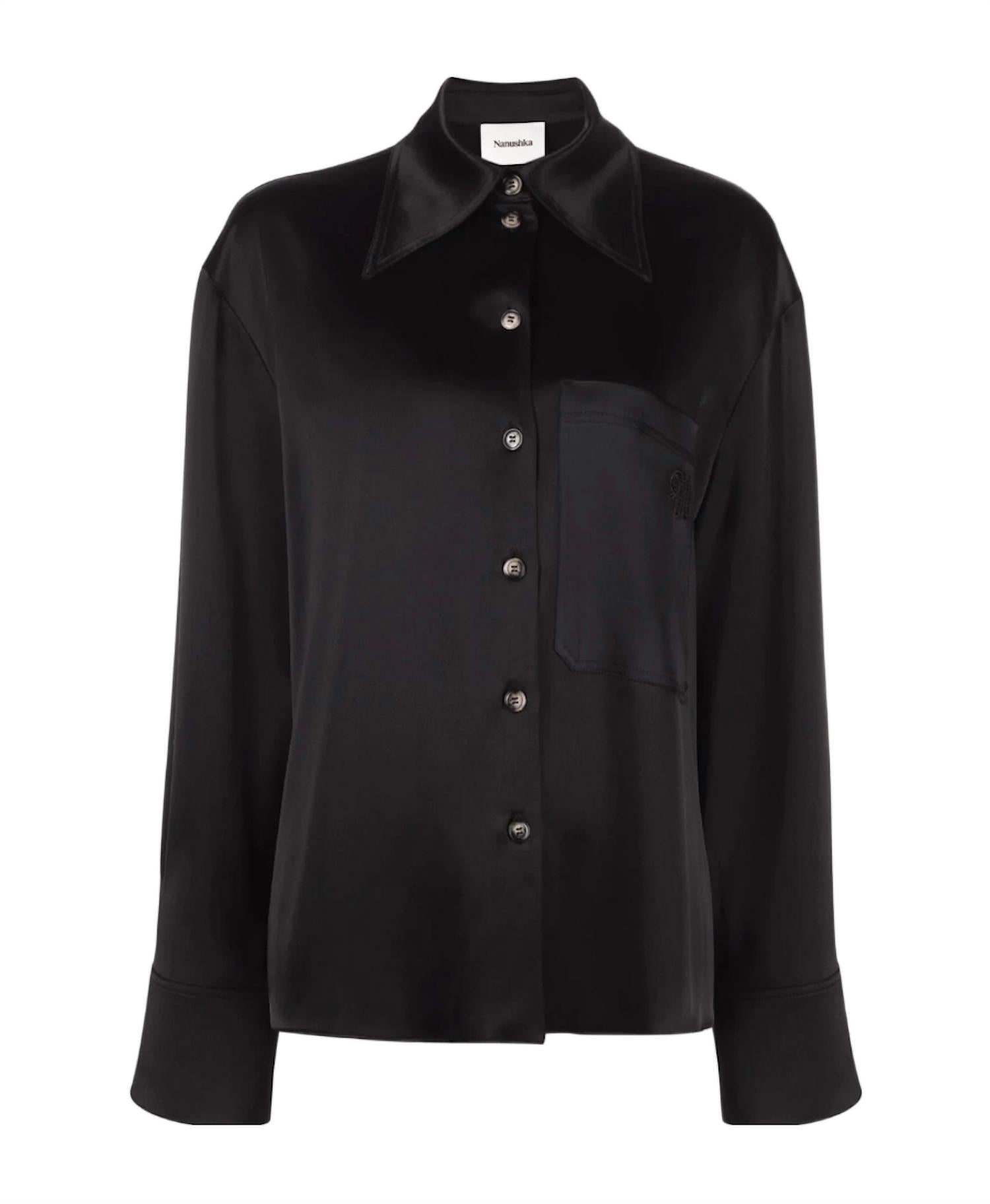 Nanushka - Naum Slip Satin Shirt