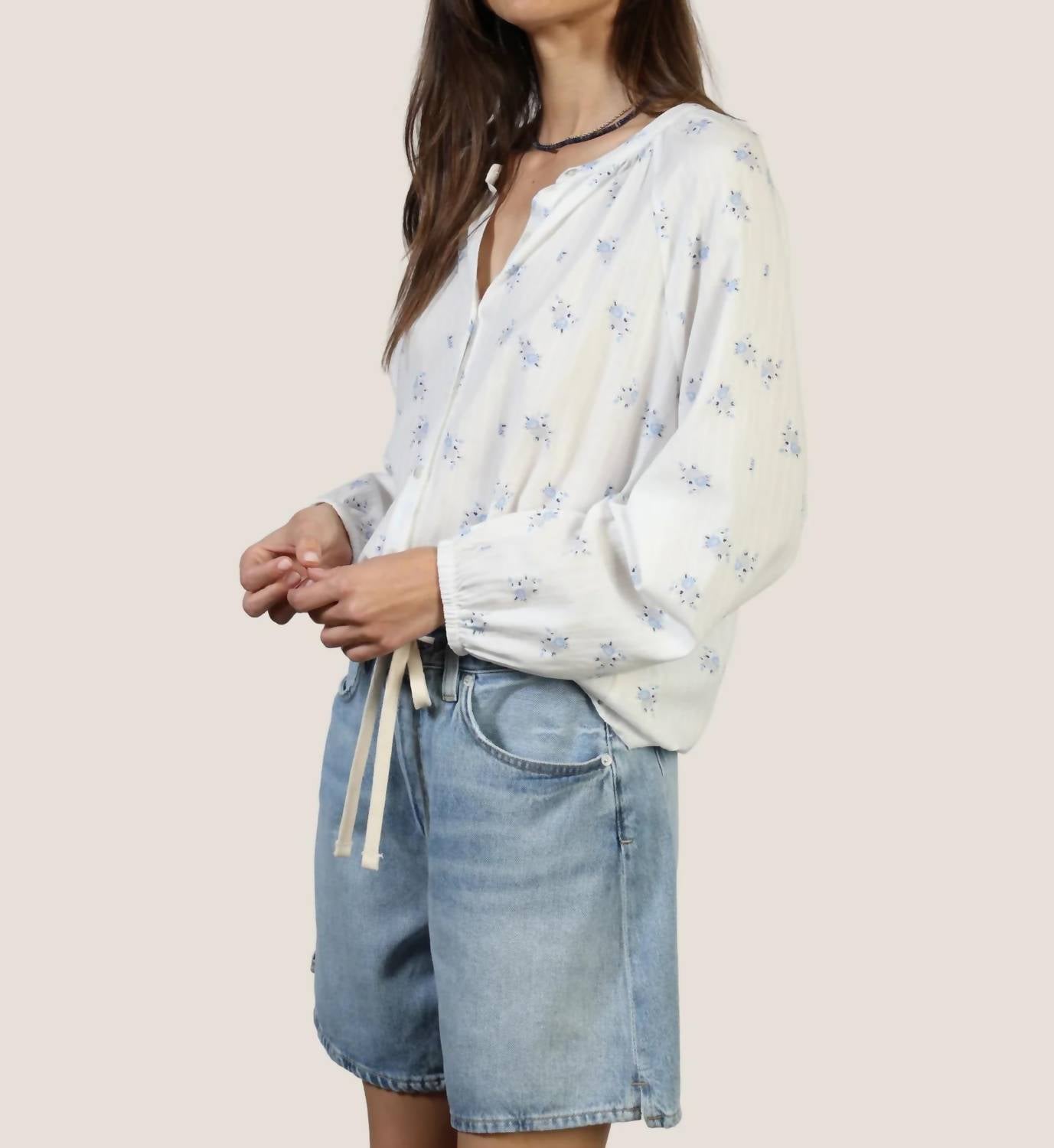 Dylan - Faded Long Sleeves Blouse