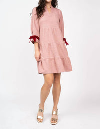 Ivy Jane - Tiered Knit Dress with Bows