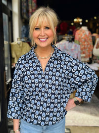 Ivy Jane - Collared Popover Top