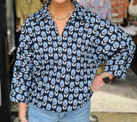 Ivy Jane - Collared Popover Top