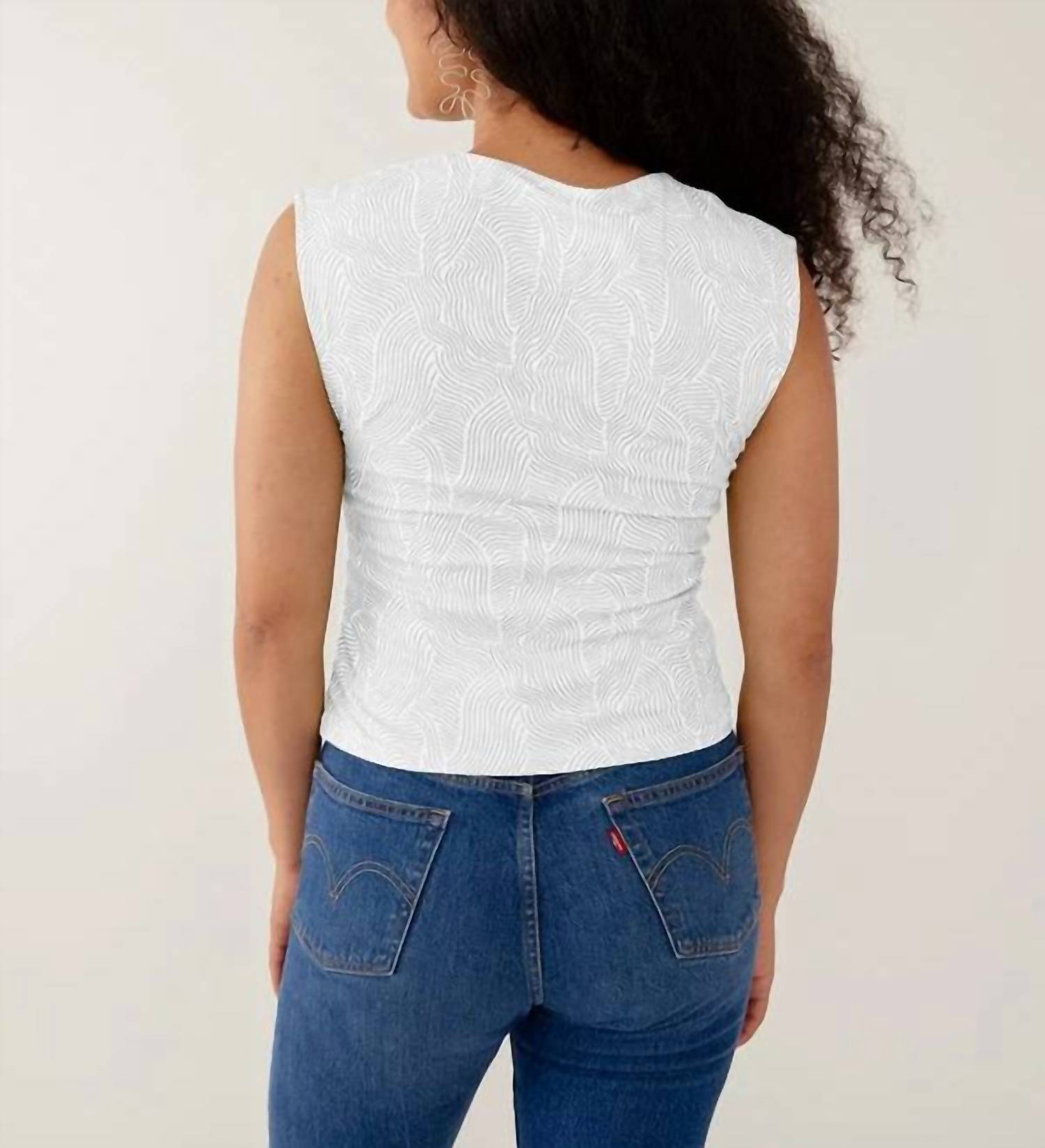 Mata Traders - Ruched Sleeveless Top