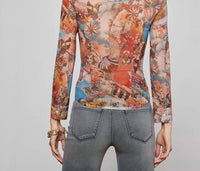 L'Agence - Indiana Mesh Blouse