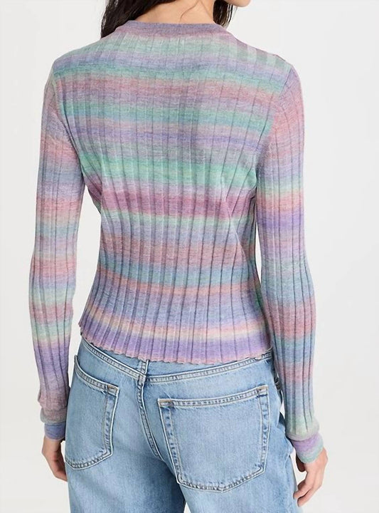 Re/Done - Poor Boy Rib Slim Pullover