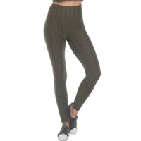 GOLDHAUS Tiktok Butt Lifting And Defining Leggings in olive - women's pants