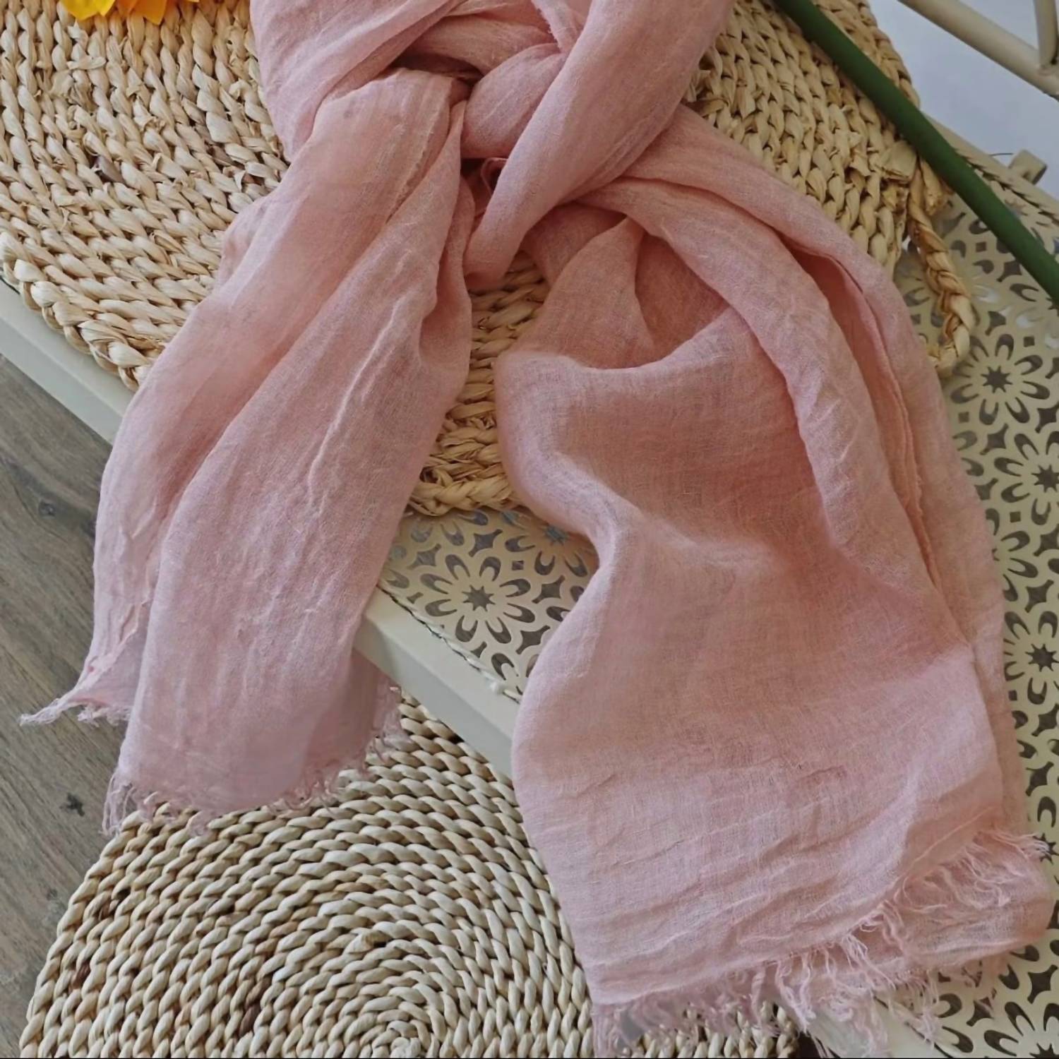 Made In Italy - Women's Linen Scarf