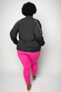 Mono B - Packable Mock Neck Running Jacket