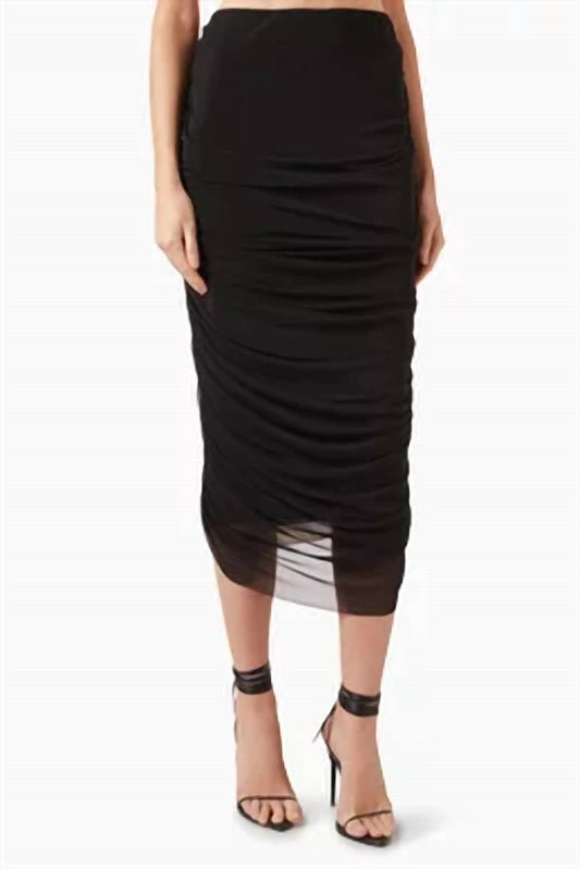 Just Bee Queen - Donna Ruched Midi Skirt