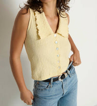 Nation Ltd - Rae Collared Tank Top