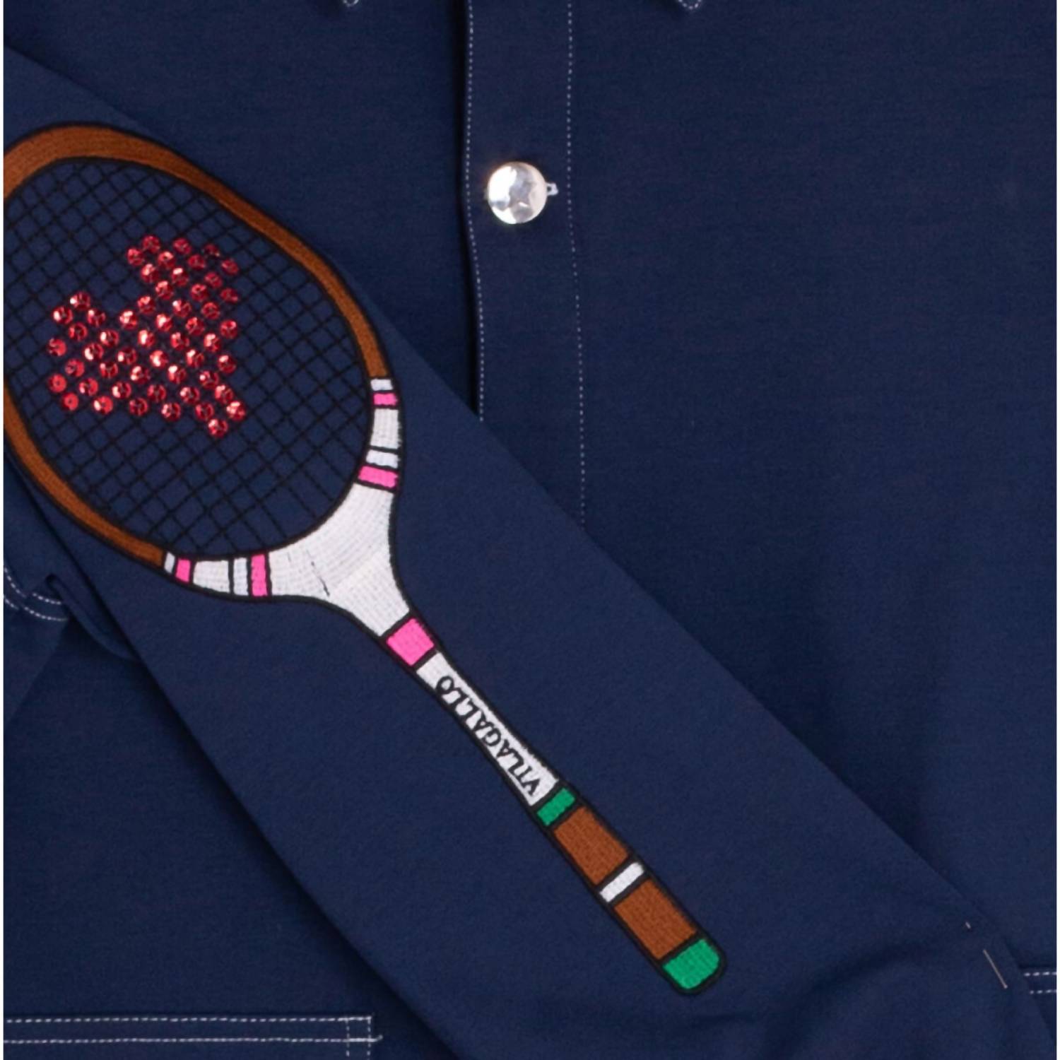 Vilagallo - Tennis Embellished Spring Jacket