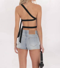 Lucy In The Sky - Strappy One Shoulder Top