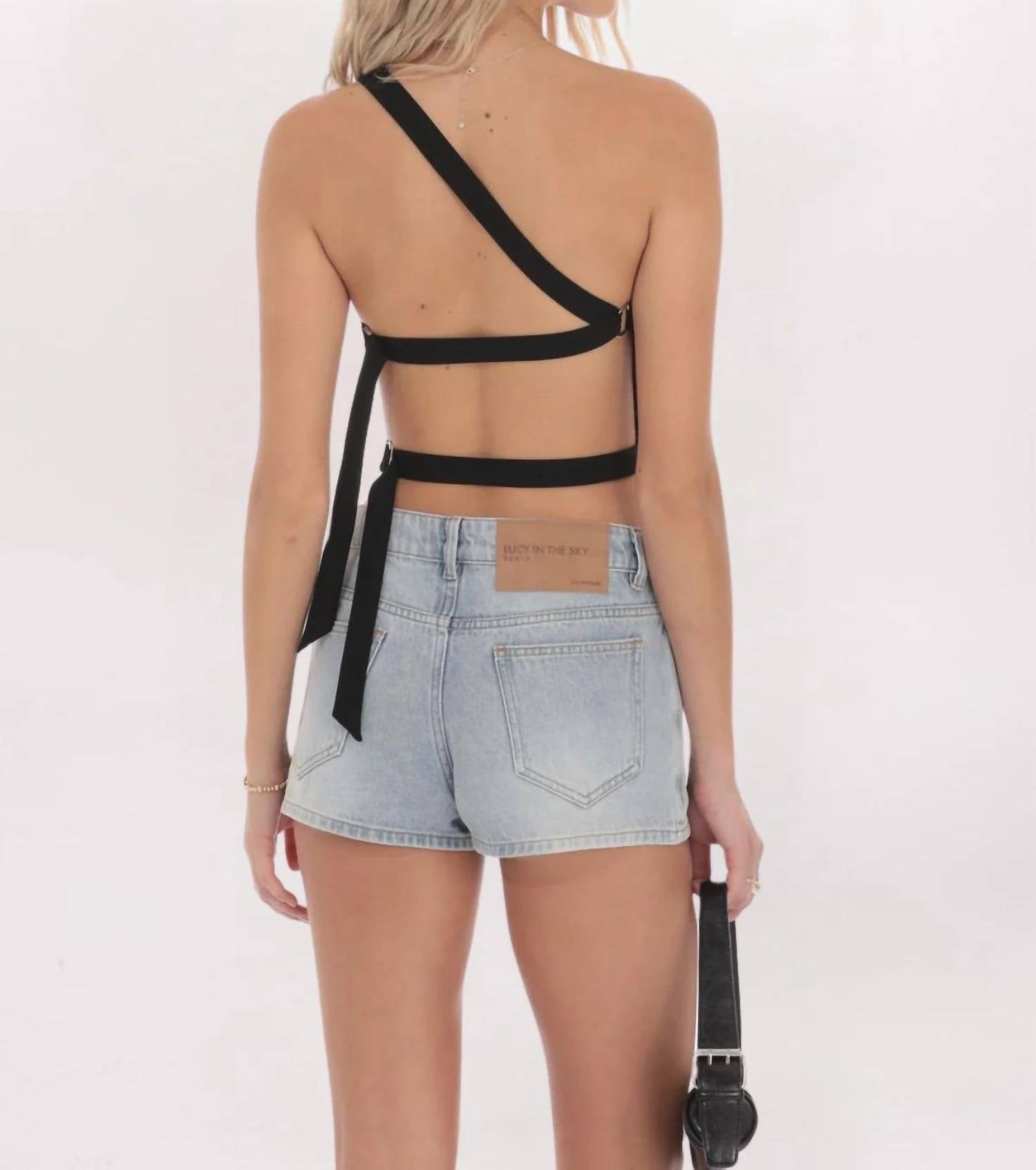 Lucy In The Sky - Strappy One Shoulder Top
