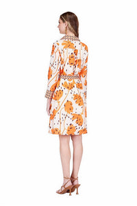 Jade - Contrast Midi Shirtdress