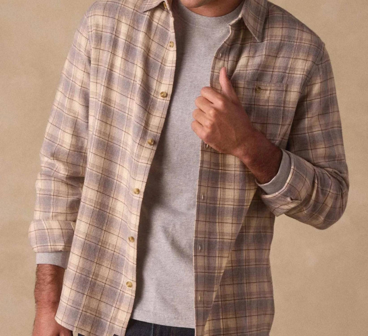 The Normal Brand - Hudson Double Brushed Flannel Shirt