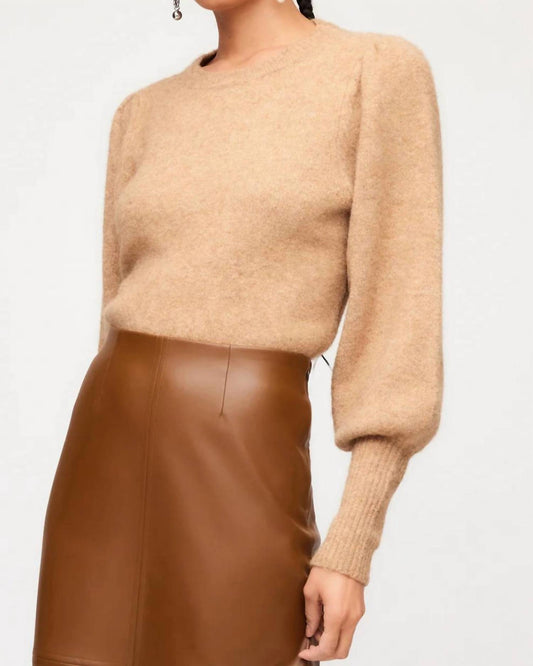 Fifteen Twenty - LIA SHIRRED SLEEVE SWEATER